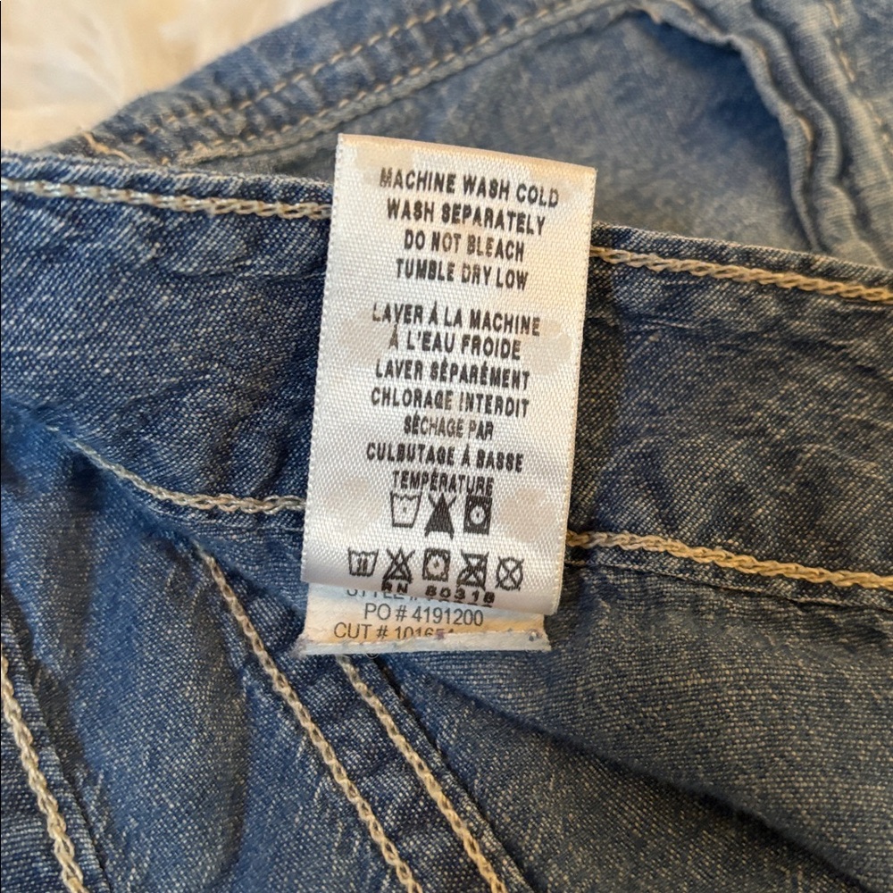Lucky🍀Brand Vintage Retro Low-rise Straight Leg Jeans, Size 2/26 - Picture 15 of 16